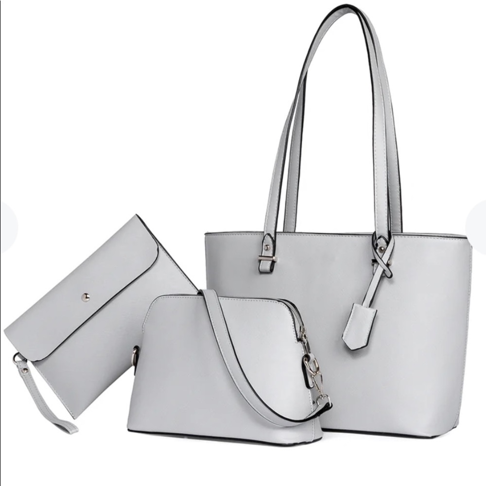 BROMEN Tote Bag for Women Designer Shoulder Handbags Satchel Purse Set 3pcs